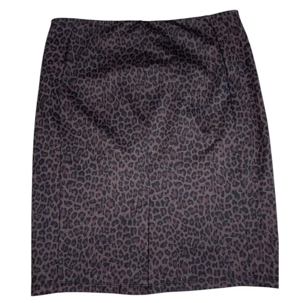 Liverpool Los Angeles Knit Cheetah Print Skirt – 12P